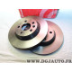 Paire disques de frein arriere plein 294mm diametre Brembo 08917611 pour ford galaxy seat alhambra volkswagen sharan