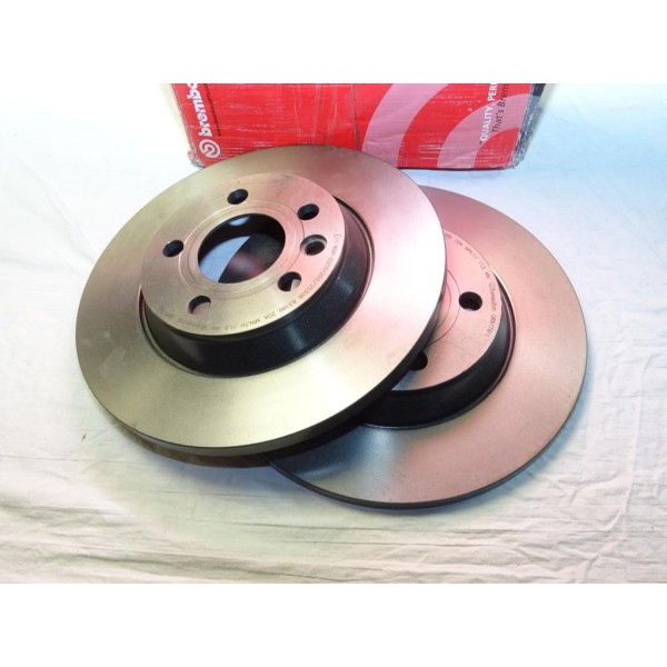 Paire disques de frein arriere plein 294mm diametre Brembo 08917611 pour ford galaxy seat alhambra volkswagen sharan 