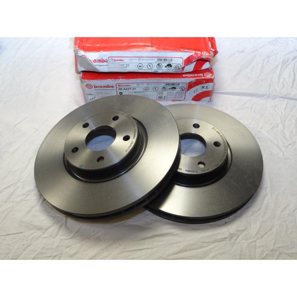 Paire disques de frein avant ventilé 300mm diametre Brembo 09A42721 pour ford mondeo 4 IV partir de 2007 