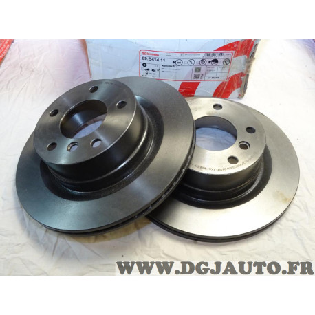 Paire disques de frein avant ventilé 300mm diametre Brembo 09B41411 pour BMW serie 1 E82 E88 