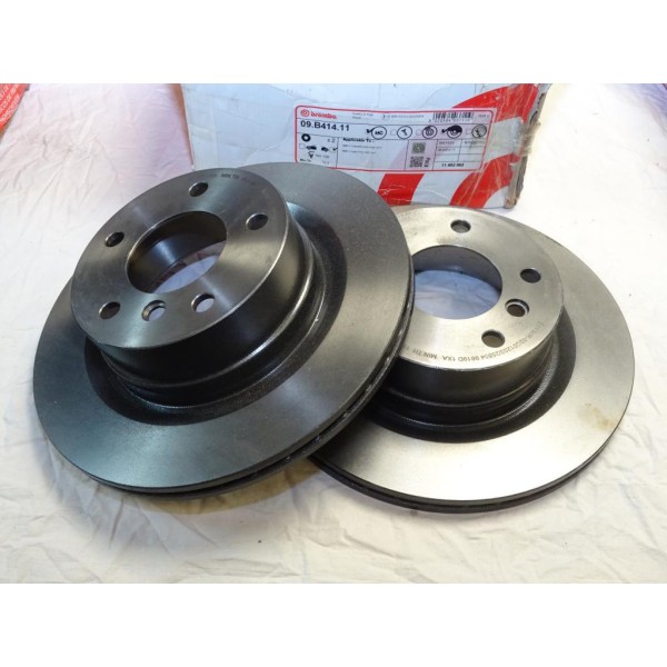 Paire disques de frein avant ventilé 300mm diametre Brembo 09B41411 pour BMW serie 1 E82 E88 