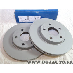 Paire disques de frein avant ventilé 276mm diametre Bosch BD1058 0986479186 pour mercedes classe A B W169 W245 
