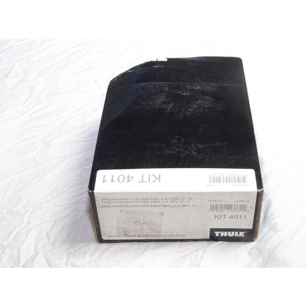 Kit pieds fixation barre de toit 4011 Thule KIT4011 pour opel zafira B astra H 5 portes de 2007 à 2010 