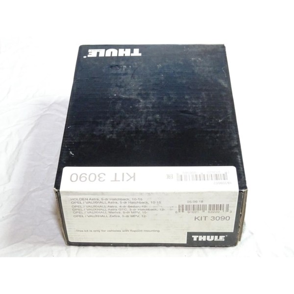 Kit pieds fixation barre de toit 3090 Thule KIT3090 pour opel zafira C partir 2012 astra J partir de 2010 meriva B partir de 201
