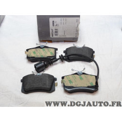 Jeu 4 plaquettes de frein arriere montage girling Norauto NRP1637 pour audi A2 seat ibiza 2 II toledo 3 III cordoba 1 skoda octa