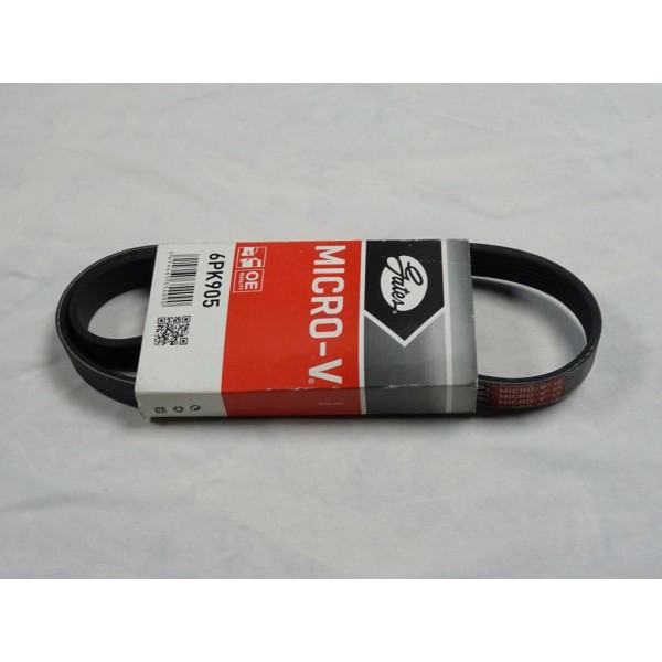 Courroie accessoire à nervures Gates 6PK905 pour audi A3 seat cordoba 1 ibiza 2 II inca leon toledo 2 II skoda octavia volkswage