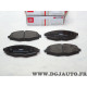 Jeu 4 plaquettes de frein avant montage akebono Ferodo FDB1337 pour chevrolet daewoo lanos matiz spark 