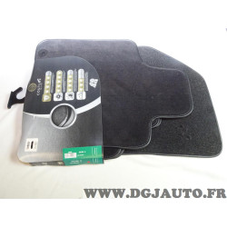 Ensemble 4 tapis de sol sur mesure avant + arriere Couture 91195 pour peugeot 508 2 II partir de 01/2019