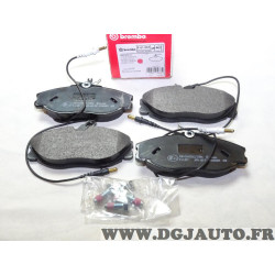 Jeu 4 plaquettes de frein avant montage lucas Brembo P61057 pour citroen ZX xsara peugeot 306 406 607 