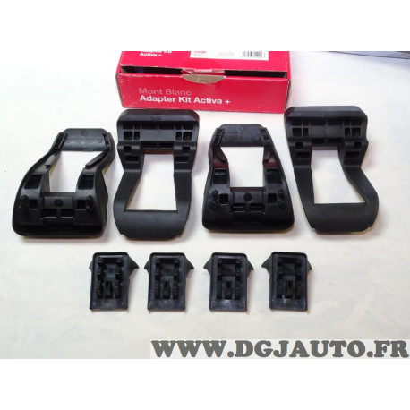 Kit semelles adaptateur pieds barre de toit Activa 01+ 01 + Mont Blanc 331540 