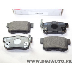 Jeu 4 plaquettes de frein arriere montage akebono Ferodo FDB1679 pour honda accord 7 VII shuttle legend prelude S2000 integra ci