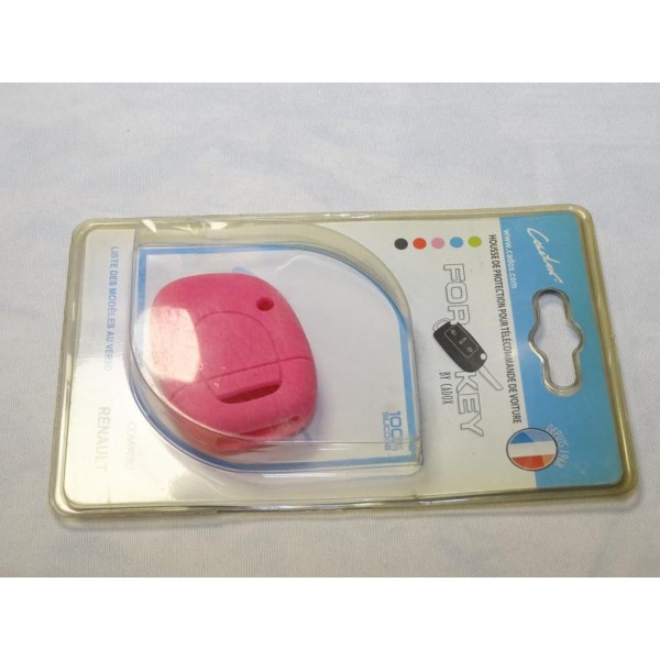 Housse étui rose coque de clé télécommande Cadox 790005F S-REN10S pour renault master 