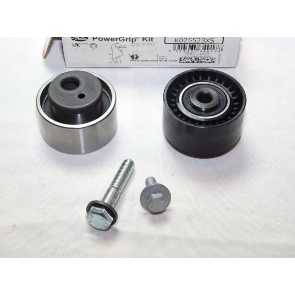 Ensemble galet tendeur + enrouleur courroie de distribution (non incluse) Gates K025523XS pour citroen C15 jumpy berlingo xsara 