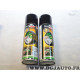 Lot 2 bombes aerosol peinture verte pour jante roue Inprodip 00M30007 