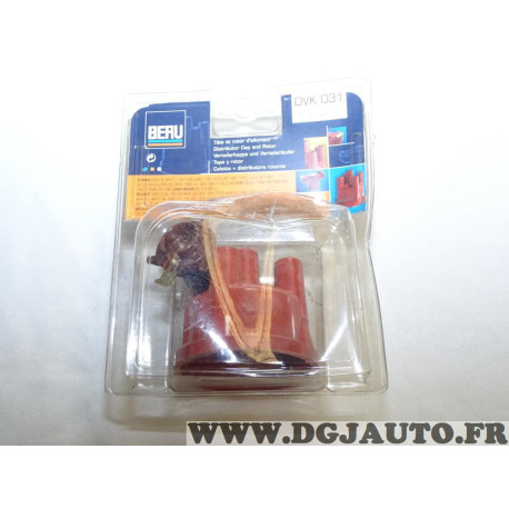 Pack tete allumage + rotor doigt allumeur ducellier Beru DVK031 0900332031 pour citroen CX C25 fiat ducato peugeot 204 304 305 5