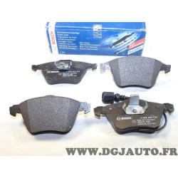 Jeu 4 plaquettes de frein avant montage teves Bosch 0986494103 pour audi A3 seat leon 2 II skoda superb 2 II volkswagen golf 5 6