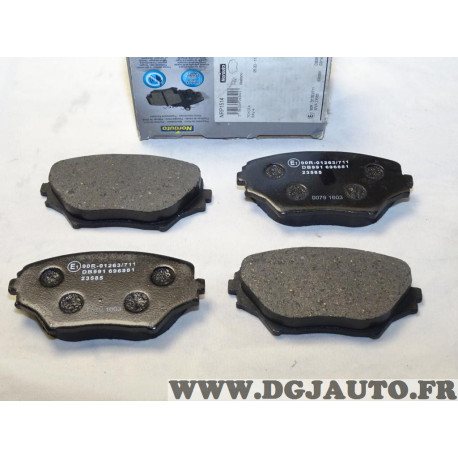 Jeu 4 plaquettes de frein avant montage akebono Ferodo FDB1514 pour toyota RAV4 de 2000 à 2005 honda shuttle odyssey 