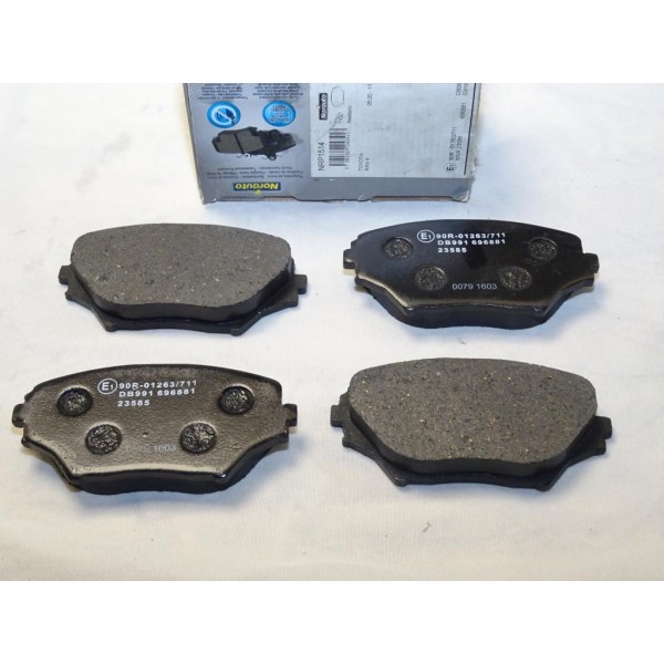 Jeu 4 plaquettes de frein avant montage akebono Ferodo FDB1514 pour toyota RAV4 de 2000 à 2005 honda shuttle odyssey 