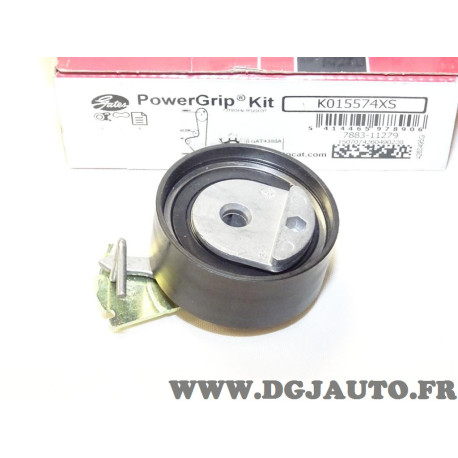 Galet tendeur courroie distribution (non incluse) Gates K015574XS pour citroen C2 C3 saxo berlingo peugeot 106 206 206+ partner 