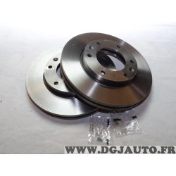 Paire disques de frein avant ventilé plein 300mm diametre Brembo 09B61110 pour hyundai H1 cargo travel partir de 2008 