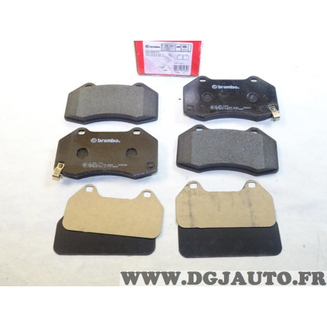 Jeu 4 plaquettes de frein avant montage brembo Brembo P59094 pour opel corsa D E 