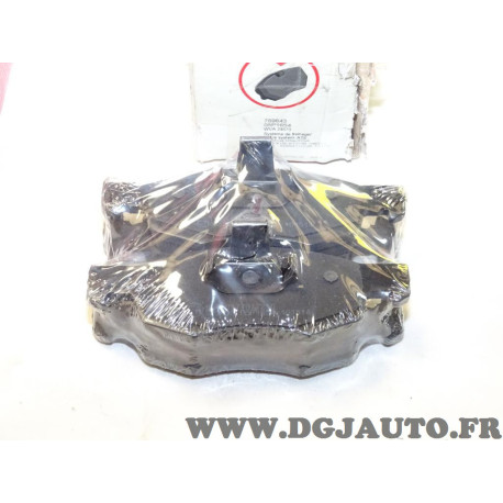 Jeu 4 plaquettes de frein avant montage teves Klaxcar 769643 05P1654 pour dacia logan sandero 