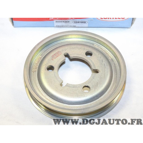 Poulie damper vilebrequin Corteco 80004368 pour citroen AX ZX berlingo xsara peugeot 106 306 partner 1.4 essence 