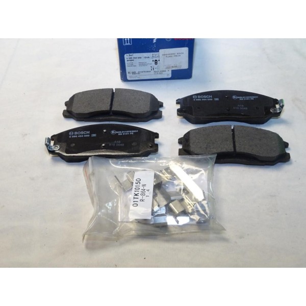 Jeu 4 plaquettes de frein avant montage mando Bosch BP440 0956494650 pour hyundai H1 XG trajet santa fe ssangyong rexton kyron a