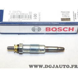 Lot 2 bougies de préchauffe Bosch 0250201039 pour alfa romeo 145 146 155 164 citroen BX ZX C15 C25 berlingo evasion jumper visa 
