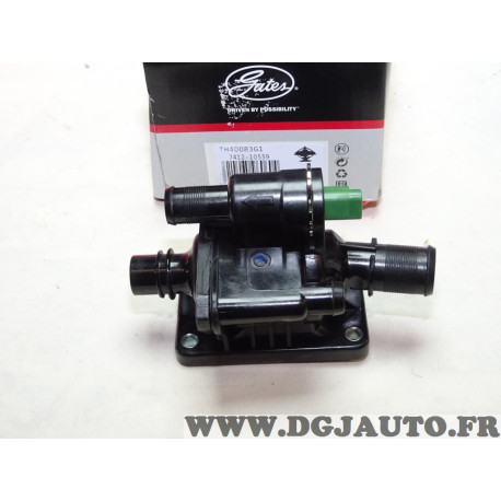 Boitier thermostat eau Gates TH40083G1 pour citroen xsara C1 C2 C3 nemo ford fiesta 5 6 V VI fusion mazda 2 DE DH DY peugeot 107