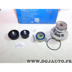 Ensemble galets tendeur + enrouleur + pompe à eau courroie de distribution (non incluse) SKF VKMC05156-3 pour opel astra G zafir