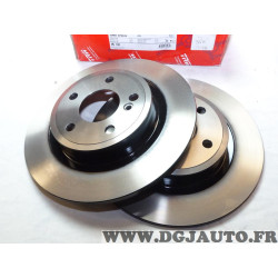 Paire disques de frein arriere plein 295mm diametre TRW DF6634 pour mercedes classe A B CLA GLA C117 X117 X156 W176 W242 W246 