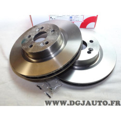 Paire disques de frein avant ventilé 312mm diametre Brembo 09890410 pour renault clio 3 III megane 2 II 2.0 16V sport 2.0DCI 2.0