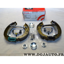 Kit frein arriere prémonté 203x38 montage lucas Brembo K61080 pour citroen C2 C3 peugeot 1007