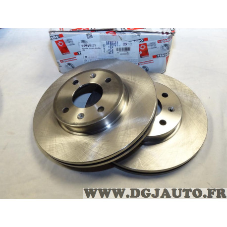 Paire disques de frein avant ventilé 256mm diametre Ferodo DDF1603 pour hyundai accent 3 4 III IV RB MC i20 PB GB IB kia rio 2 