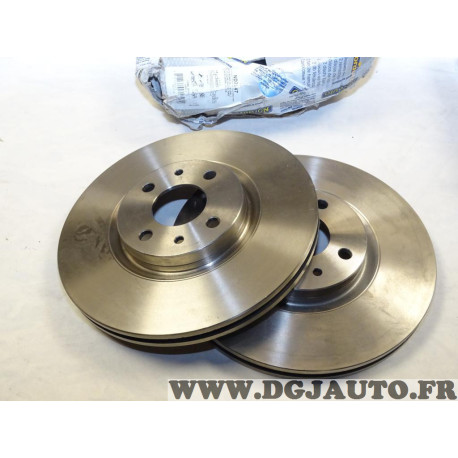 Paire disques de frein avant ventilé 284mm diametre Norauto ND7947 pour alfa romeo 145 146 155 fiat coupé multipla punto 2 II FL