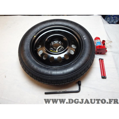 Kit roue de secours galette avec pneu Maxxis 155/90/17 155 90 17 112M jante  PS725401 ET10 4x17 17 17 pouces 5x108 DOT3117 avec