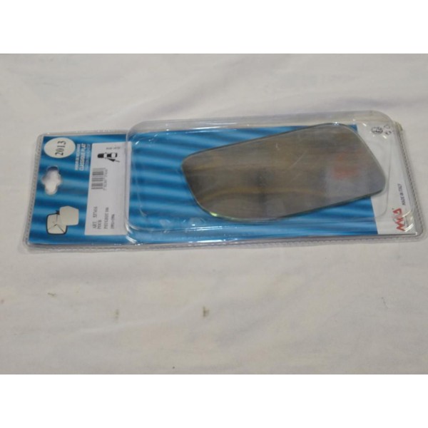 Vitre miroir glace retroviseur avant gauche MAD N°2013 537416 pour peugeot 106 de 1991 à 1996 