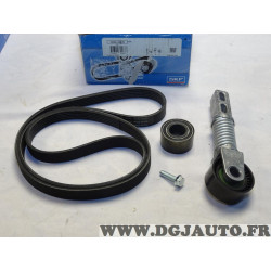 Kit courroie accessoire 6PK1606 + galet tendeur + enrouleur SKF VKMA36035 pour renault megane 1 scenic 1 espace 3 III 1.9DTI 1.9