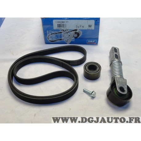 Kit courroie accessoire 6PK1606 + galet tendeur + enrouleur SKF VKMA36035 pour renault megane 1 scenic 1 espace 3 III 1.9DTI 1.9