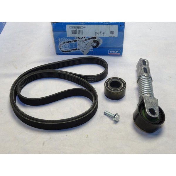 Kit courroie accessoire 6PK1606 + galet tendeur + enrouleur SKF VKMA36035 pour renault megane 1 scenic 1 espace 3 III 1.9DTI 1.9