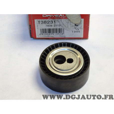 Galet tendeur de courroie accessoire Gates T38231 pour citroen berlingo C5 C8 evasion jumpy xantia XM xsara ZX fiat scudo ulysse