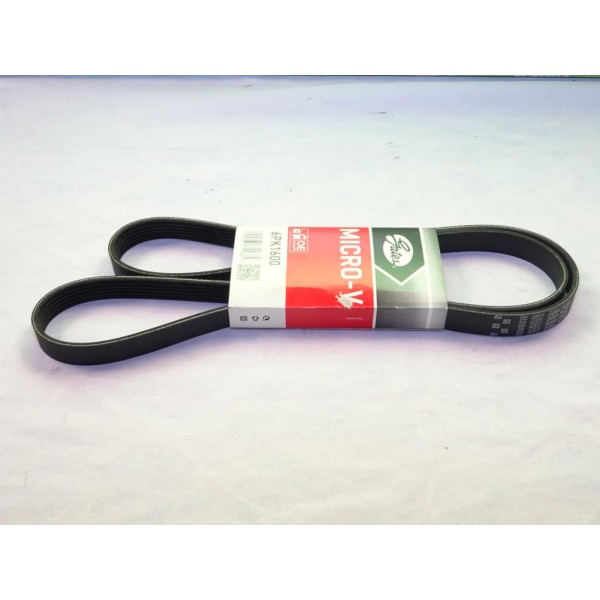 Courroie accessoire Gates 6PK1600 pour audi A1 chrysler 300M PT cruiser hyundai elantra tucson kia sportage peugeot 406 605 rena