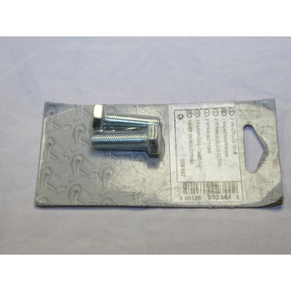 Lot 2 vis boulon fixation echappement silencieux collecteur tuyau 35mm Bosal 258-907 pour divers véhicules fiat alfa romeo lanci