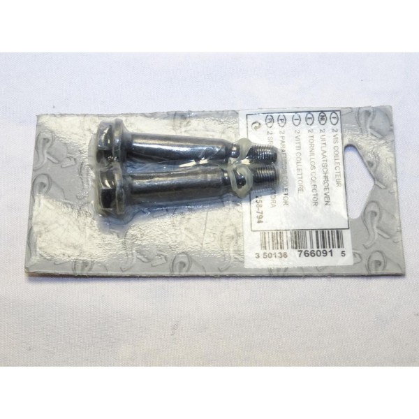 Lot 2 vis boulon fixation tuyau tube echappement Bosal 258-794 pour opel astra F G calibra corsa B tigra A kadett E vectra A B z