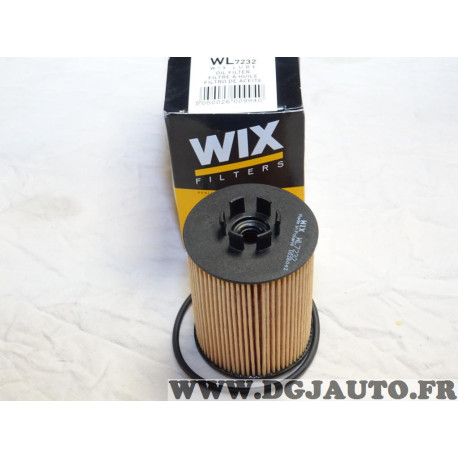 Filtre à huile moteur Wix WL7232 pour opel agila astra G H corsa B C D meriva A tigra B combo 3 4 III IV suzuki wagon R+ 1.0 1.2