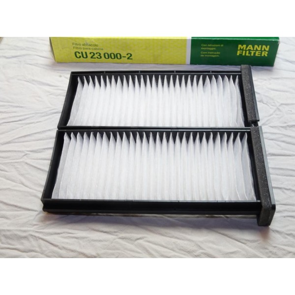 Ensemble 2 filtres habitacle interieur Mann filter CU23000-2 pour toyota carisma colt 5 V lancer 6 VI pajero space star L200 mir
