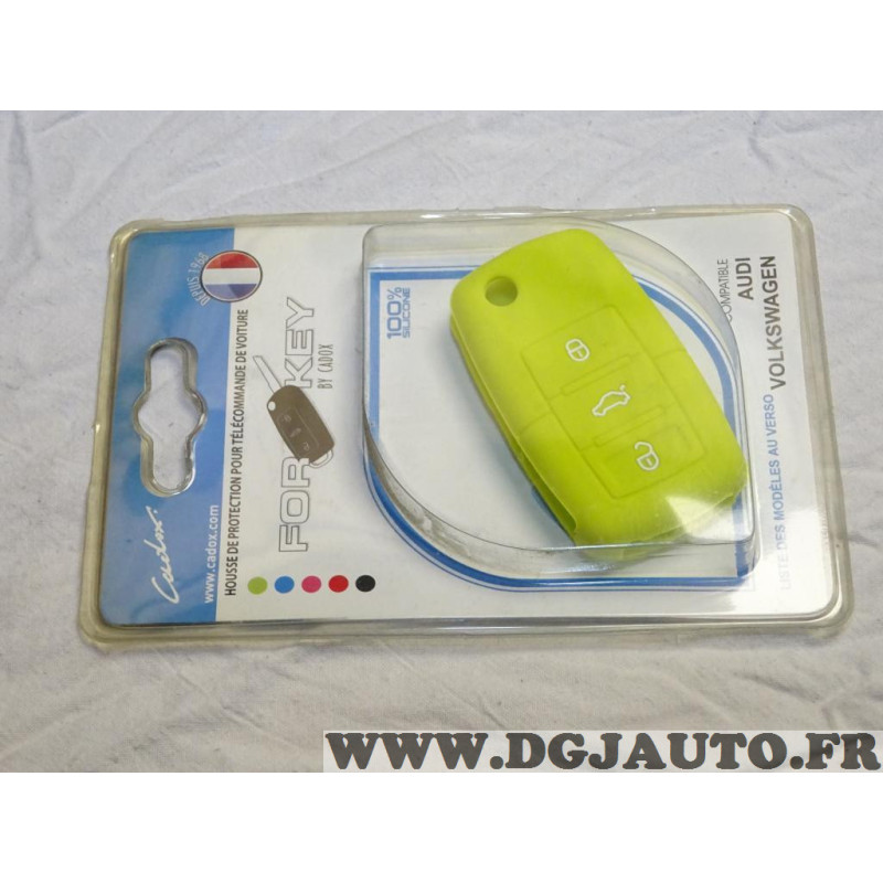 Étui de clé de voiture en silicone pour Audi, coque de protection