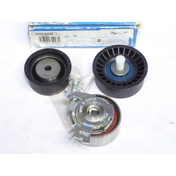 Ensemble galet tendeur + enrouleurs courroie distribution (non incluse) SKF VKMA05150 pour opel corsa B astra F vectra B tigra A