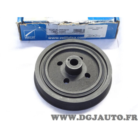 Poulie damper vilebrequin Veillat 11227 pour ford fiesta 4 IV focus 1 2 I II c-max tourneo transit connect 1.8DI 1.8TDCI 1.8TDDI